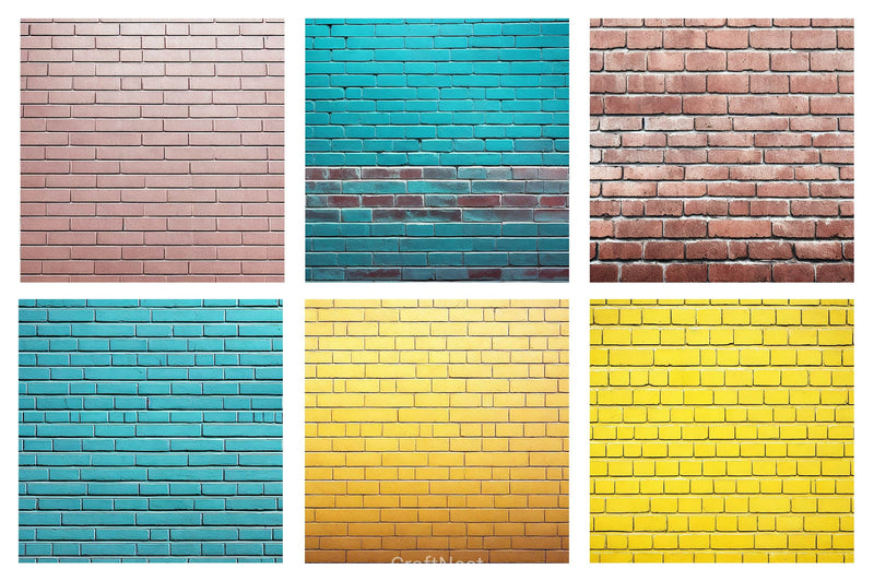 Brick Wall Background Clipart Bundle - CraftNest - Digital Crafting and Art