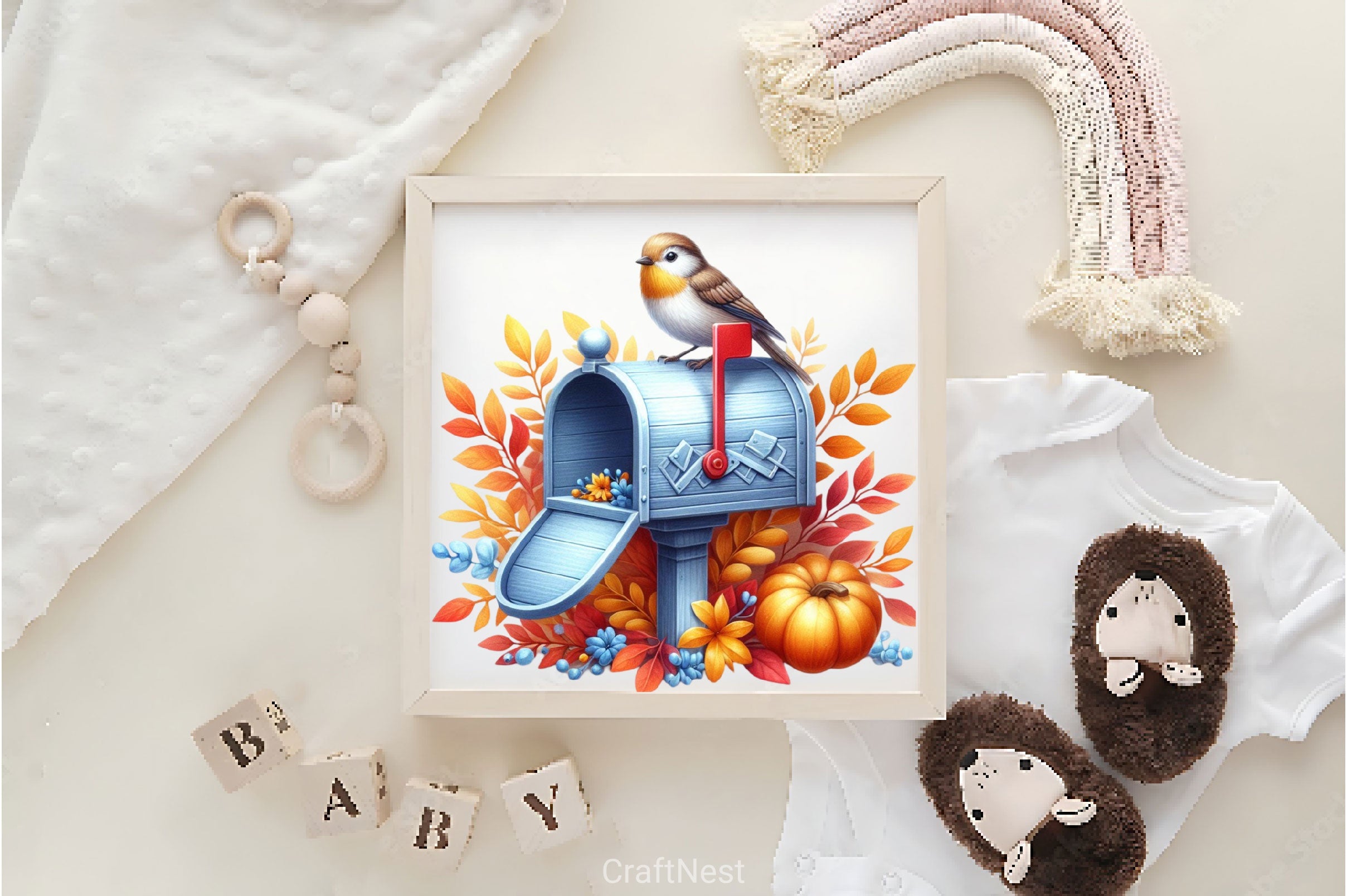 Autumn Mailbox Clipart Bundle - CraftNest - Digital Crafting and Art