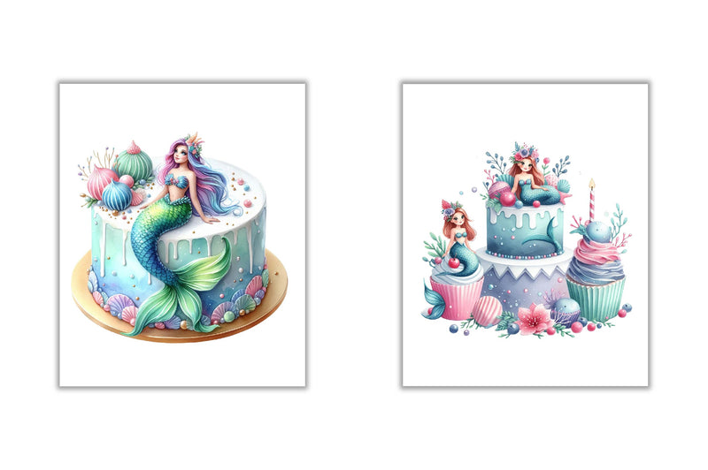 Fairy Mermaid Clipart Bundle - CraftNest - Digital Crafting and Art