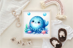 Pastel Cute Mermaid Clipart Bundle 5 - CraftNest - Digital Crafting and Art