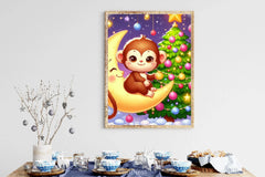 Cute Christmas Monkey Clipart Bundle - CraftNest - Digital Crafting and Art