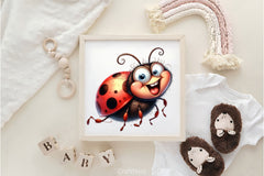 Funny Ladybug Clipart Bundle 2 - CraftNest - Digital Crafting and Art