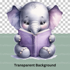 Baby Elephant Clipart Bundle - CraftNest - Digital Crafting and Art