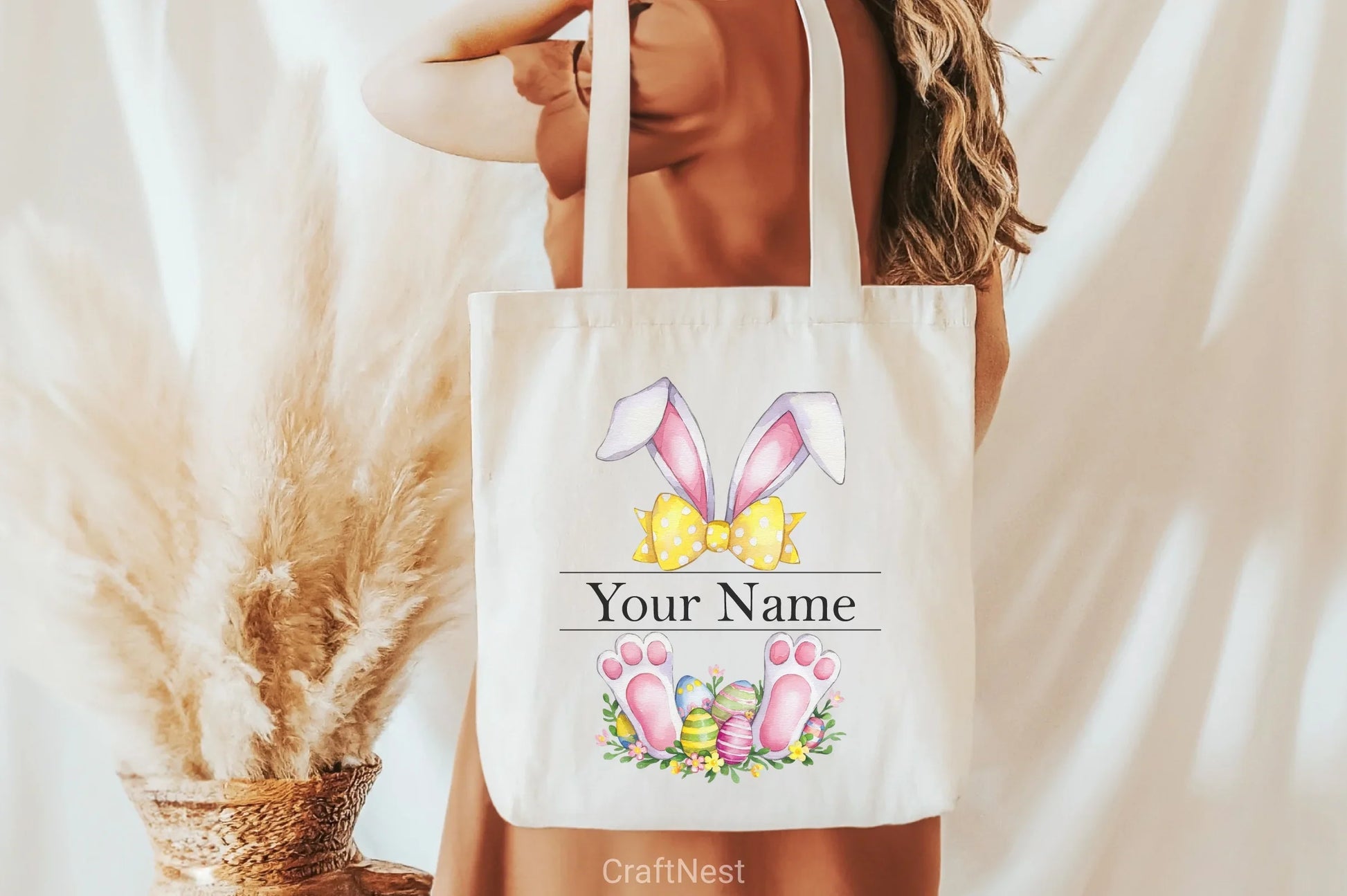 Easter Bunny Monogram Clipart Bundle 5 - CraftNest - Digital Crafting and Art