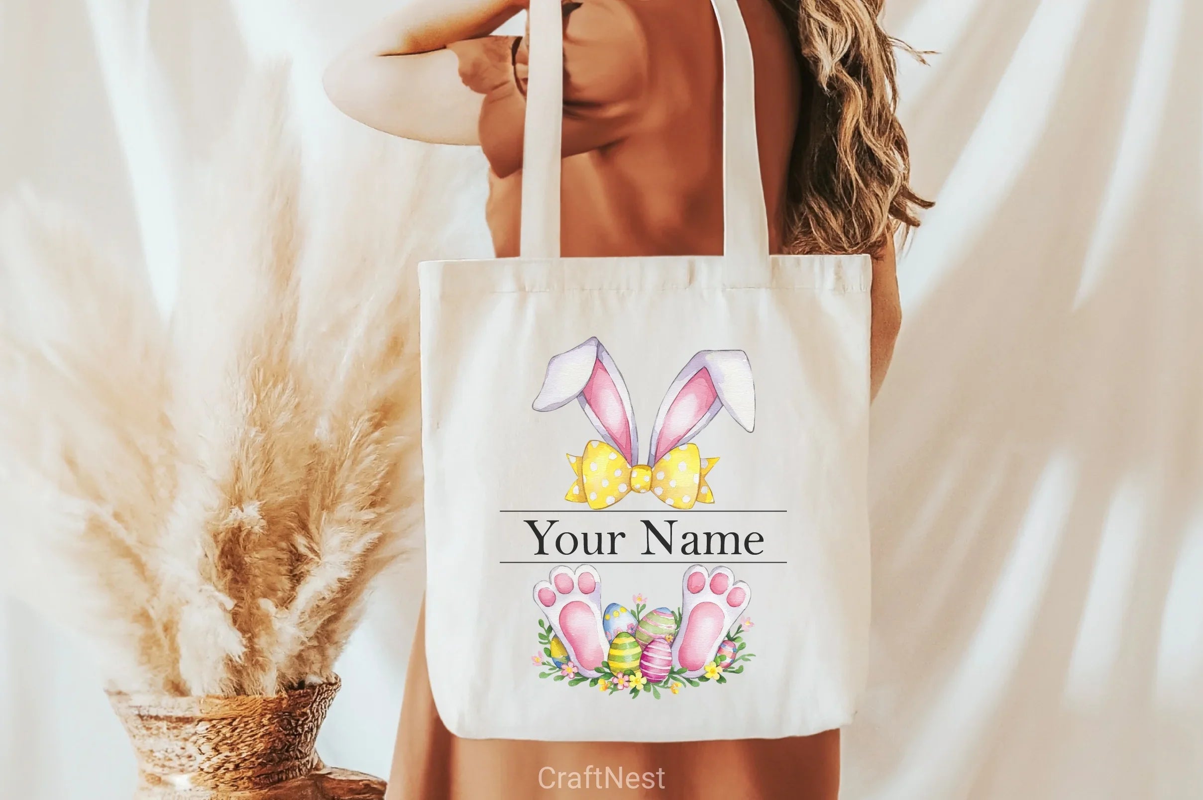 Easter Bunny Monogram Clipart Bundle 5 - CraftNest - Digital Crafting and Art