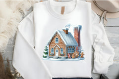 Gingerbread House Christmas Clipart Bundle - CraftNest - Digital Crafting and Art