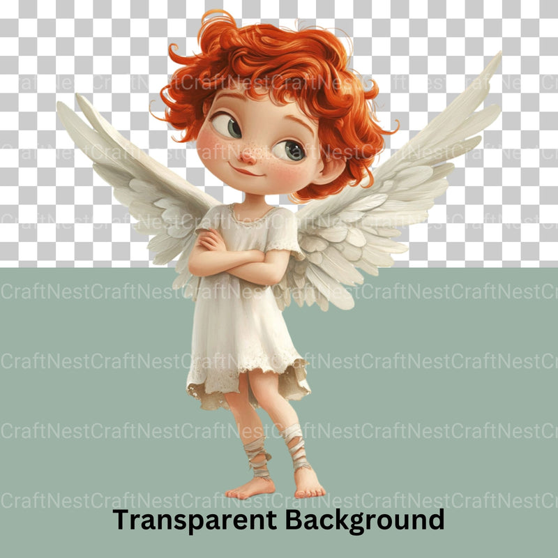 Angels Clipart Bundle - CraftNest - Digital Crafting and Art