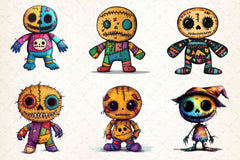 Halloween Voodoo Doll Copy Clipart Bundle - CraftNest - Digital Crafting and Art