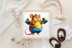 Funny Cute Rat Clipart Bundle - CraftNest - Digital Crafting and Art