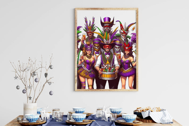 Mardi Gras Drink Theme Clipart Bundle - CraftNest - Digital Crafting and Art