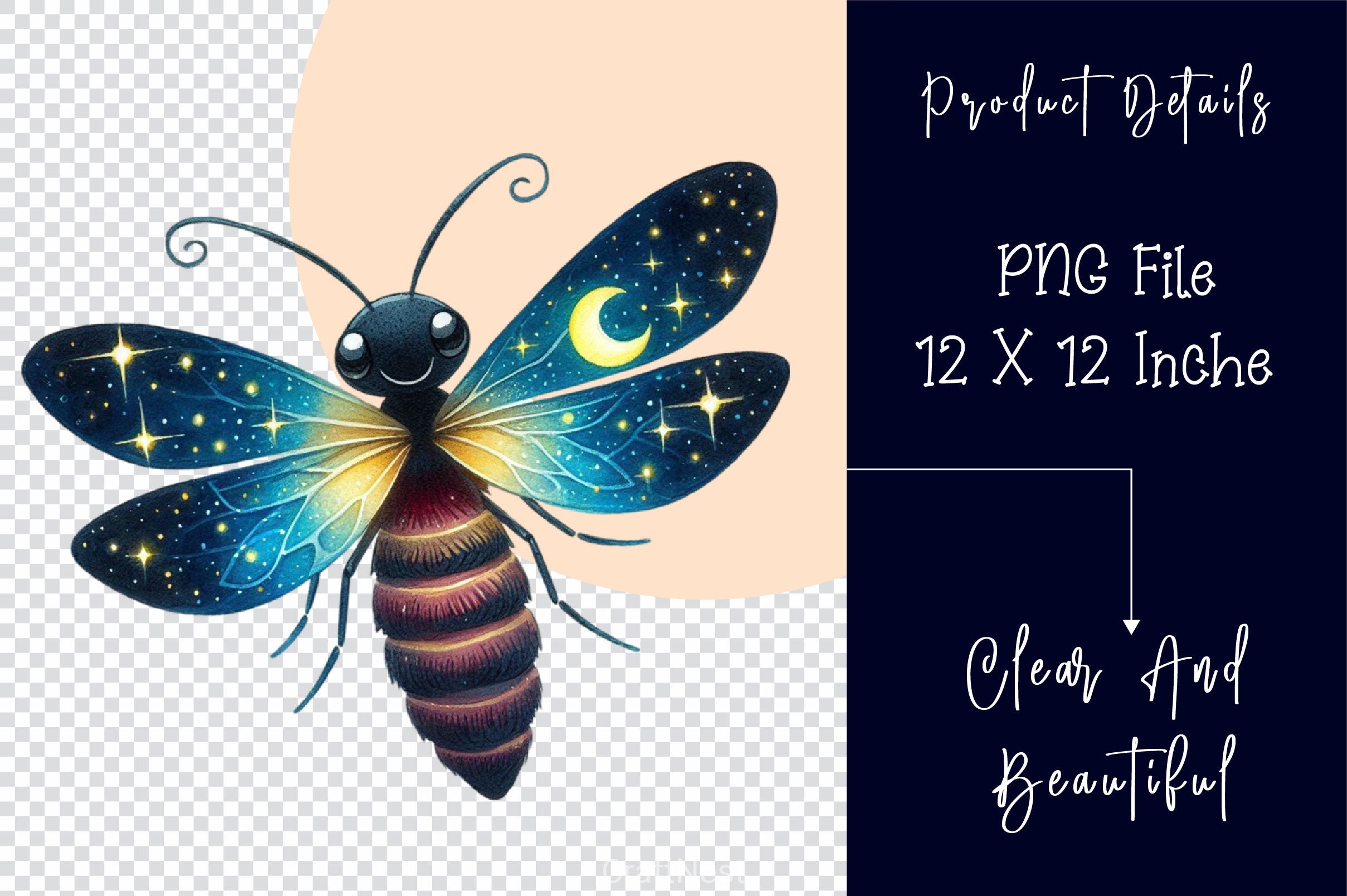 Cute Insects Clipart Bundle - CraftNest - Digital Crafting and Art