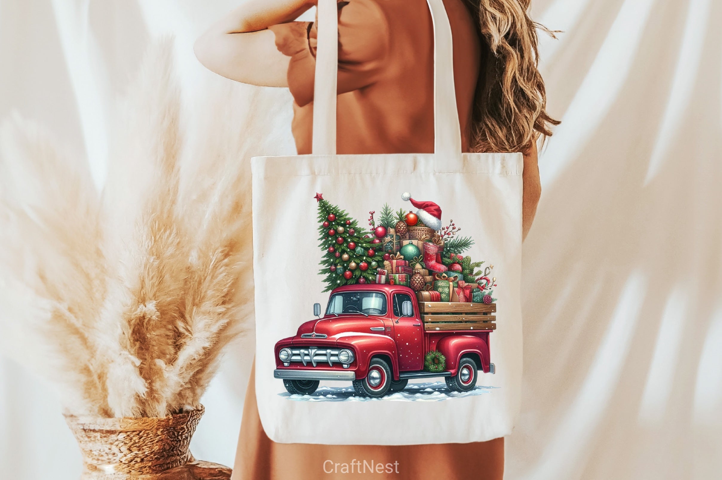 Christmas Truck Clipart Bundle 5 - CraftNest - Digital Crafting and Art