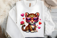 Valentine's Day Leopard Clipart Bundle - CraftNest - Digital Crafting and Art