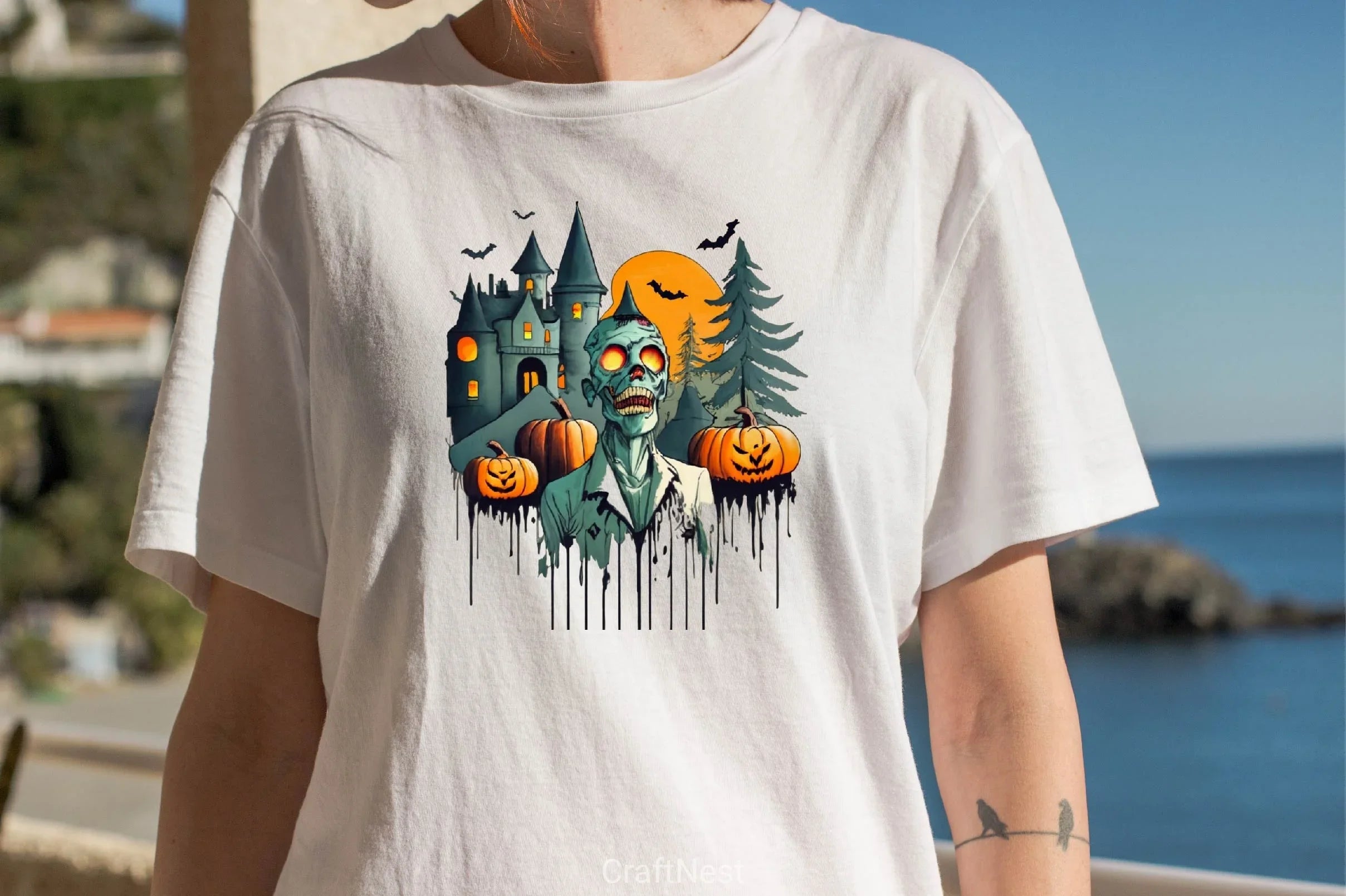 Halloween T Shirt Design Clipart Bundle - CraftNest - Digital Crafting and Art