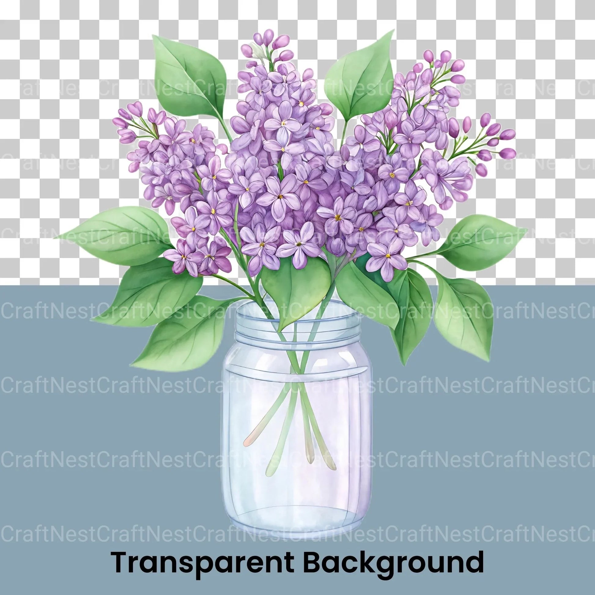 Lilacs Clipart Bundle - CraftNest - Digital Crafting and Art