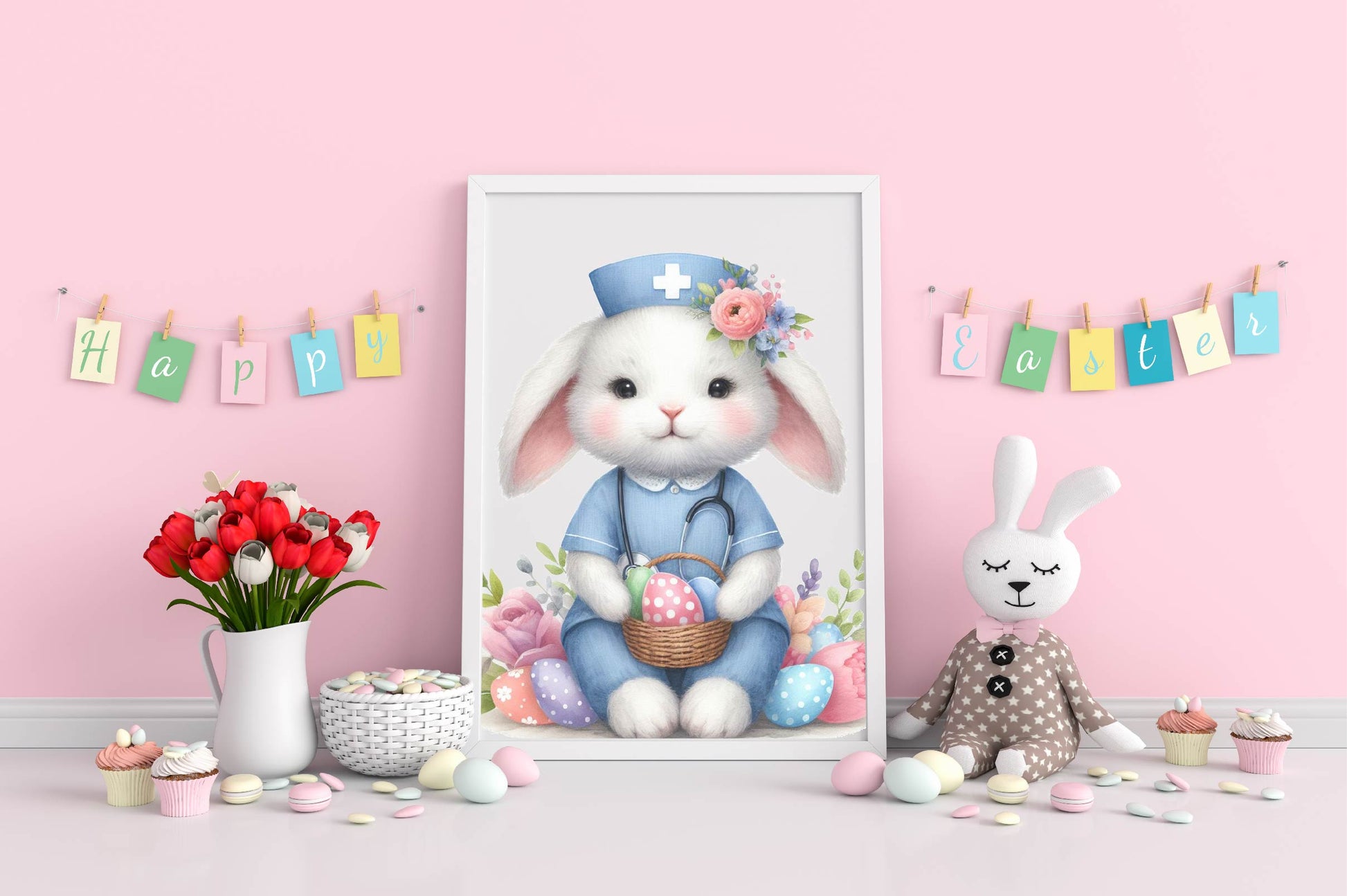 Easter Nurse Animals Clipart Bundle - CraftNest - Digital Crafting and Art