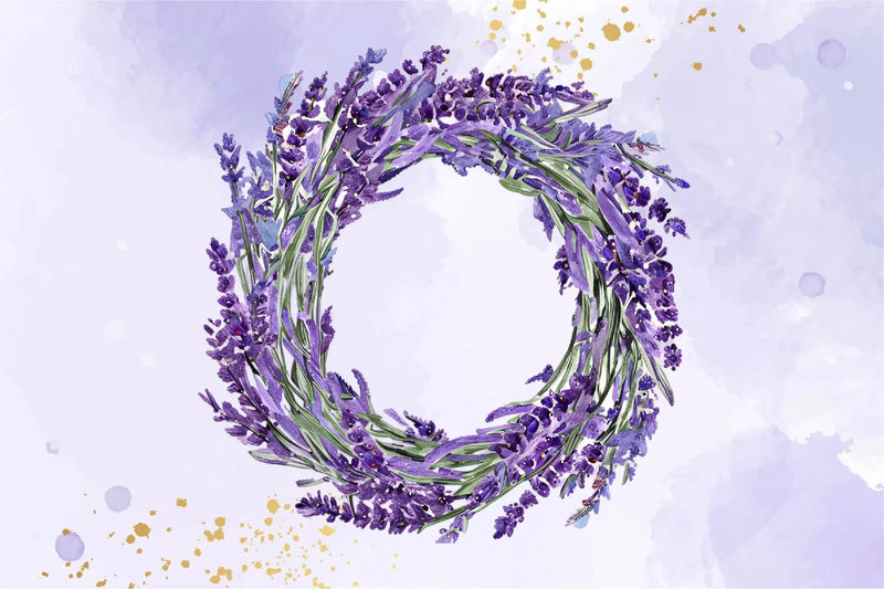 Lavender Wreath Clipart Bundle - CraftNest - Digital Crafting and Art