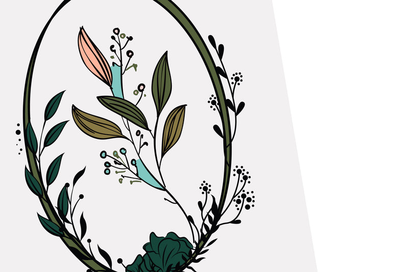 Flowers Card Flowers Illustrations With Recycled Envelope Bundle - CraftNest - Digital Crafting and Art