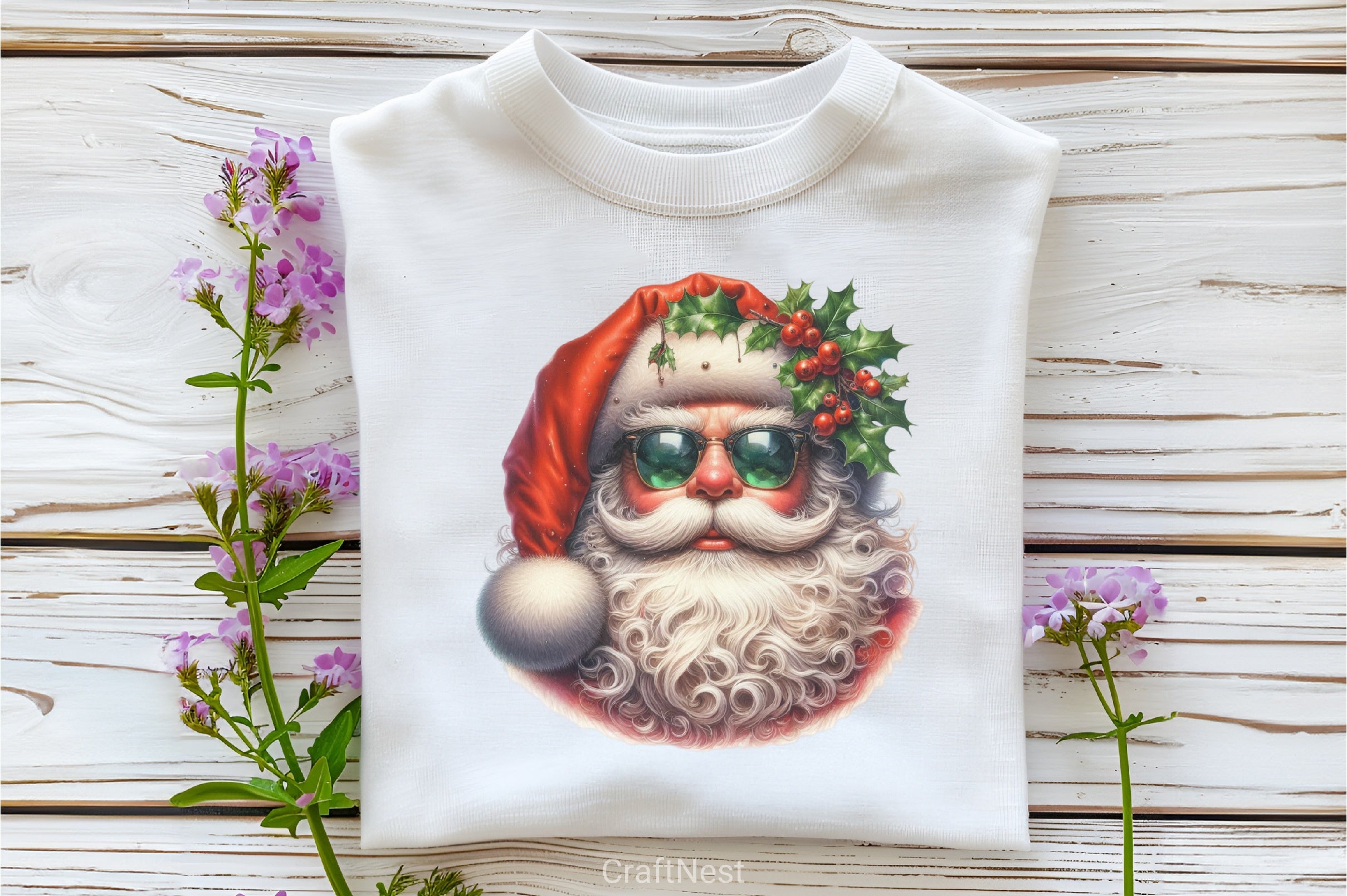 Santa Claus Christmas Clipart Bundle - CraftNest - Digital Crafting and Art