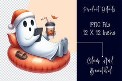 Halloween Ghost Drink Coffee Clipart Bundle 3 - CraftNest - Digital Crafting and Art