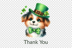 Cute Dog St Patrick's Day Clipart Bundle - CraftNest - Digital Crafting and Art
