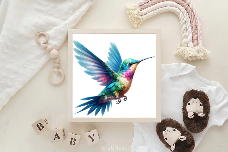 Hummingbird Clipart Bundle - CraftNest - Digital Crafting and Art