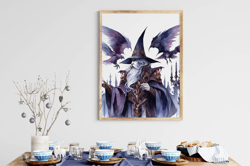 Mystical Wizard Clipart Bundle - CraftNest - Digital Crafting and Art