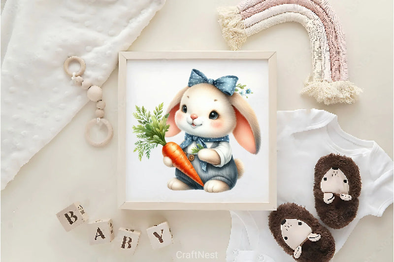 Easter Bunny Clipart Bundle 27 - CraftNest - Digital Crafting and Art