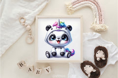 Unicorn Costume For Cute Animals Clipart Bundle - CraftNest - Digital Crafting and Art