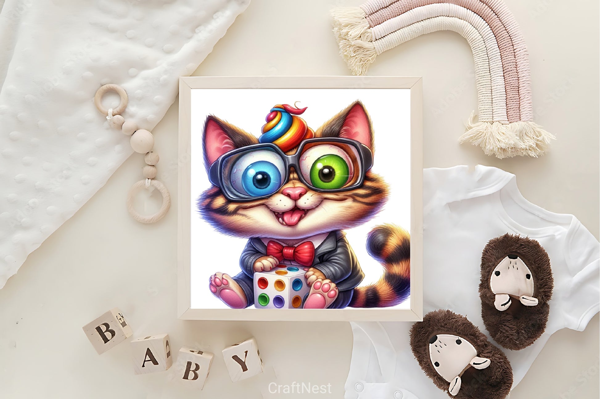 Cute Crazy Cats Clipart Bundle - CraftNest - Digital Crafting and Art