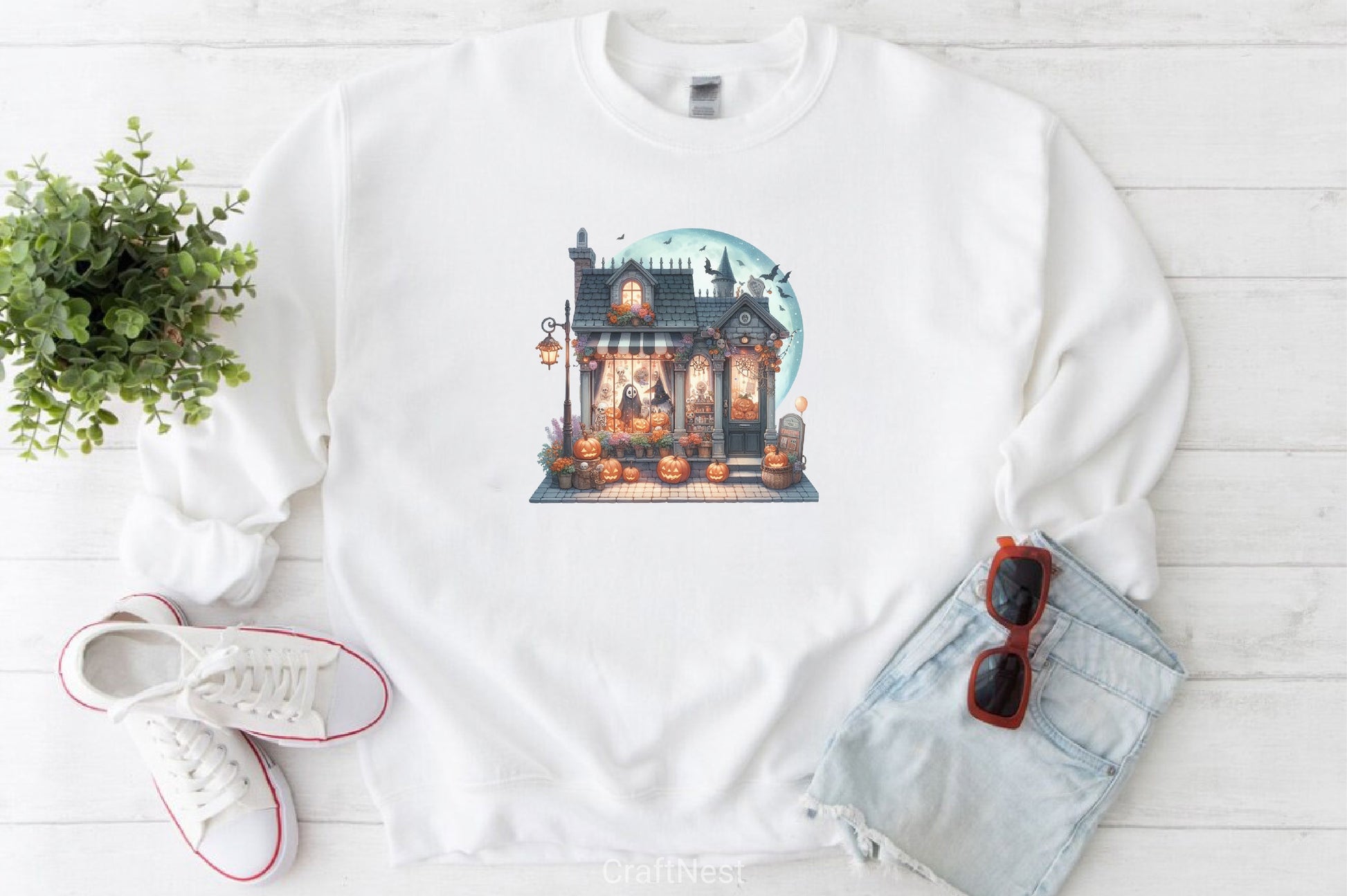 Halloween Storefront Clipart Bundle - CraftNest - Digital Crafting and Art