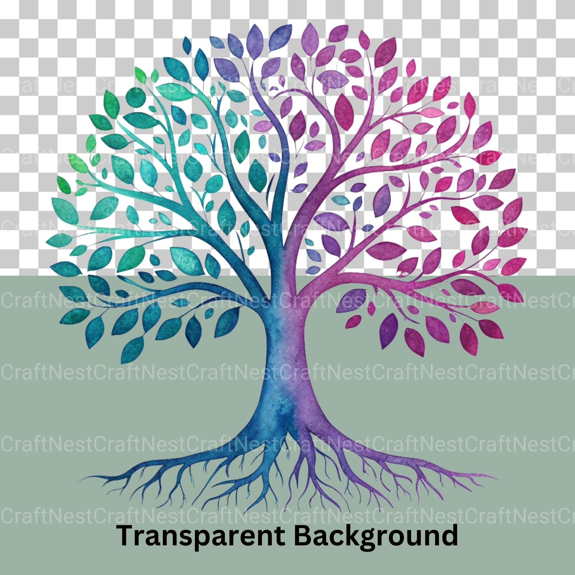 Tree Of Life Clipart Bundle - CraftNest - Digital Crafting and Art