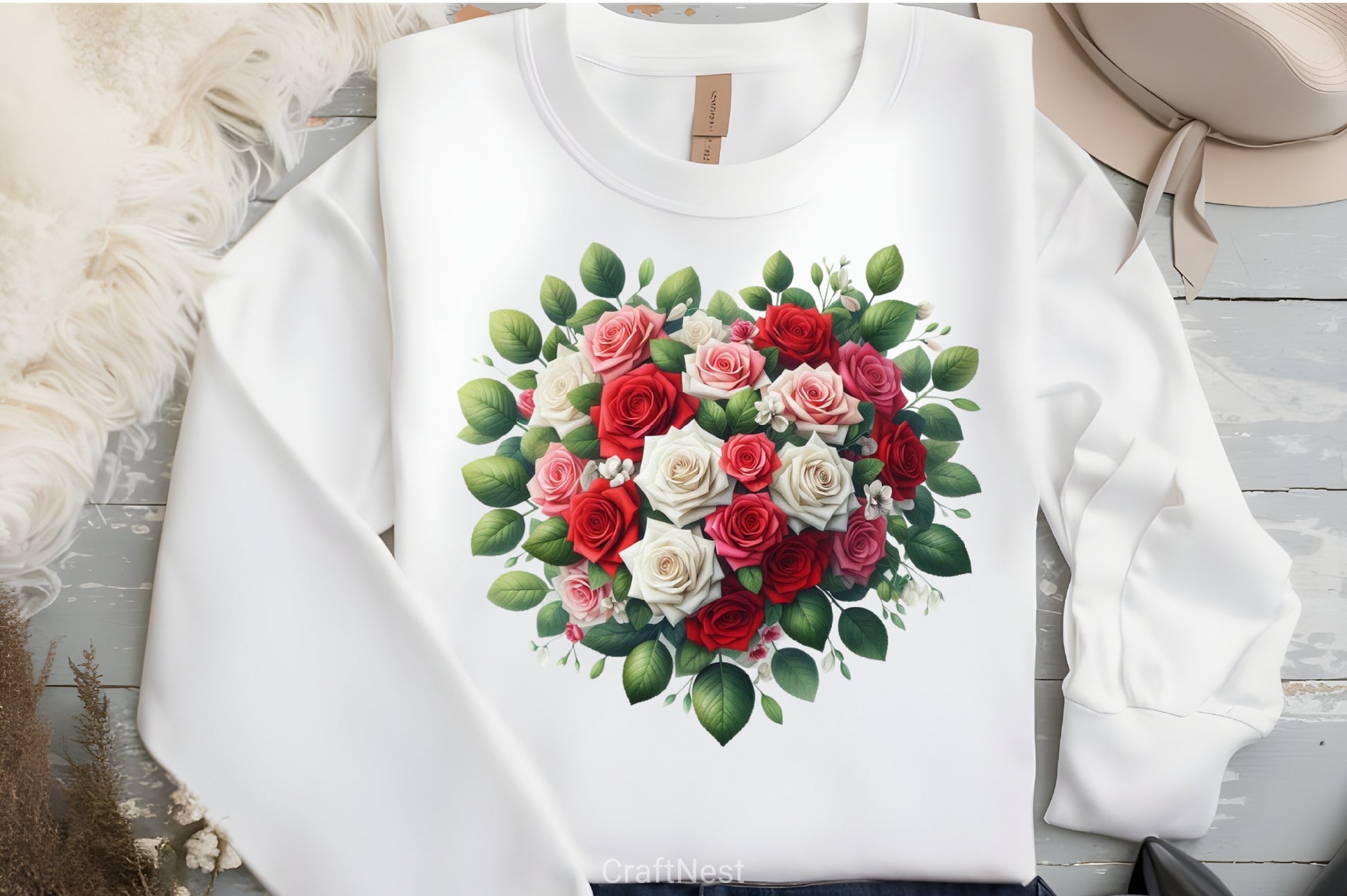 Valentine's Rose Clipart Bundle - CraftNest - Digital Crafting and Art