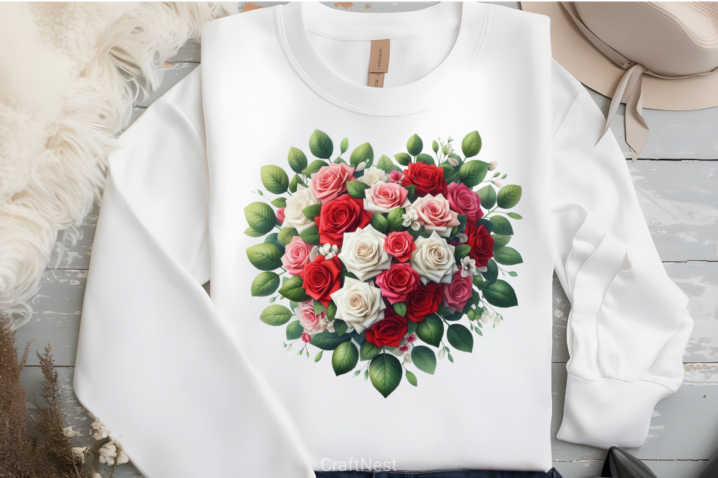 Valentine's Rose Clipart Bundle - CraftNest - Digital Crafting and Art