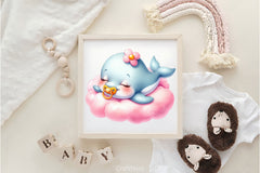 Lovely Baby Animal Sleeping Clipart Bundle 2 - CraftNest - Digital Crafting and Art