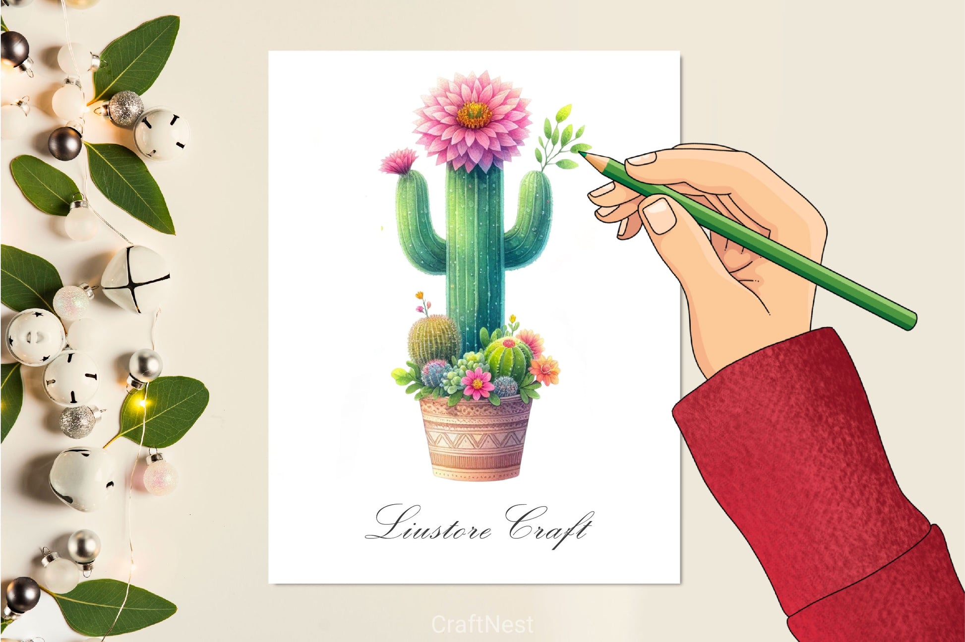 Cactus Clipart Bundle 2 - CraftNest - Digital Crafting and Art