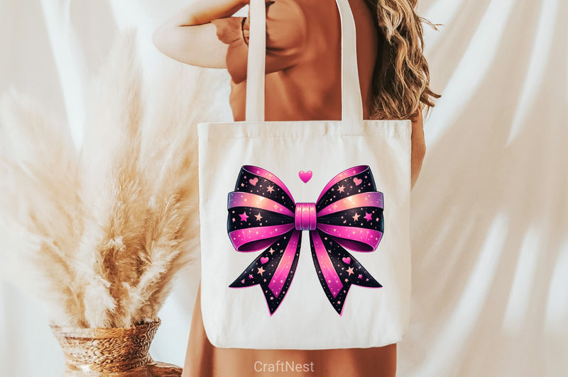 Valentine's Coquette Bow Clipart Bundle - CraftNest - Digital Crafting and Art