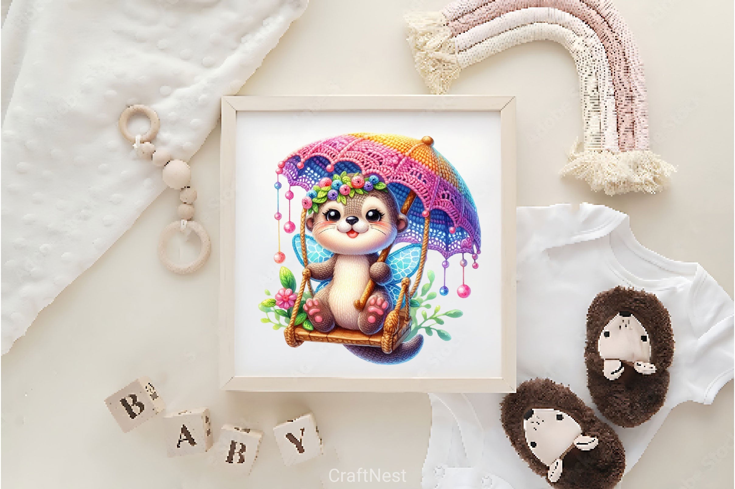 Crochet Magical Fairy Animals Clipart Bundle - CraftNest - Digital Crafting and Art