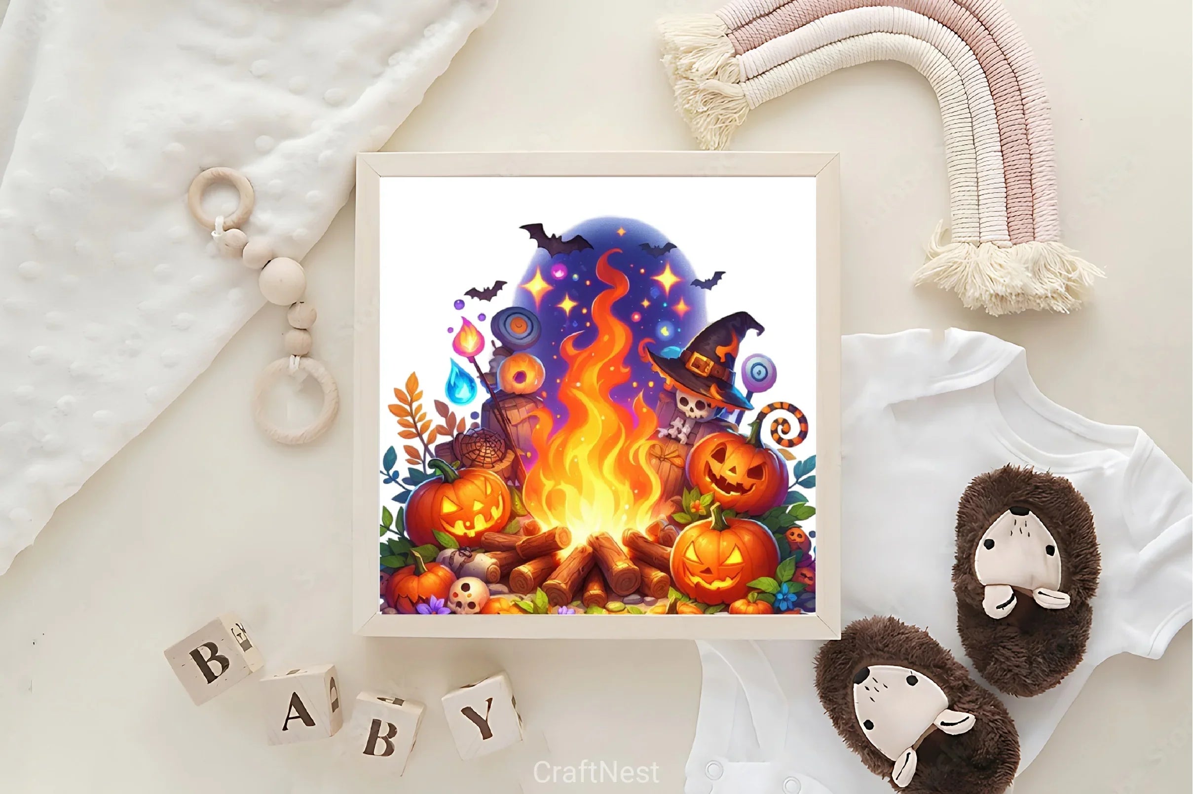 Halloween Fire Clipart Bundle - CraftNest - Digital Crafting and Art