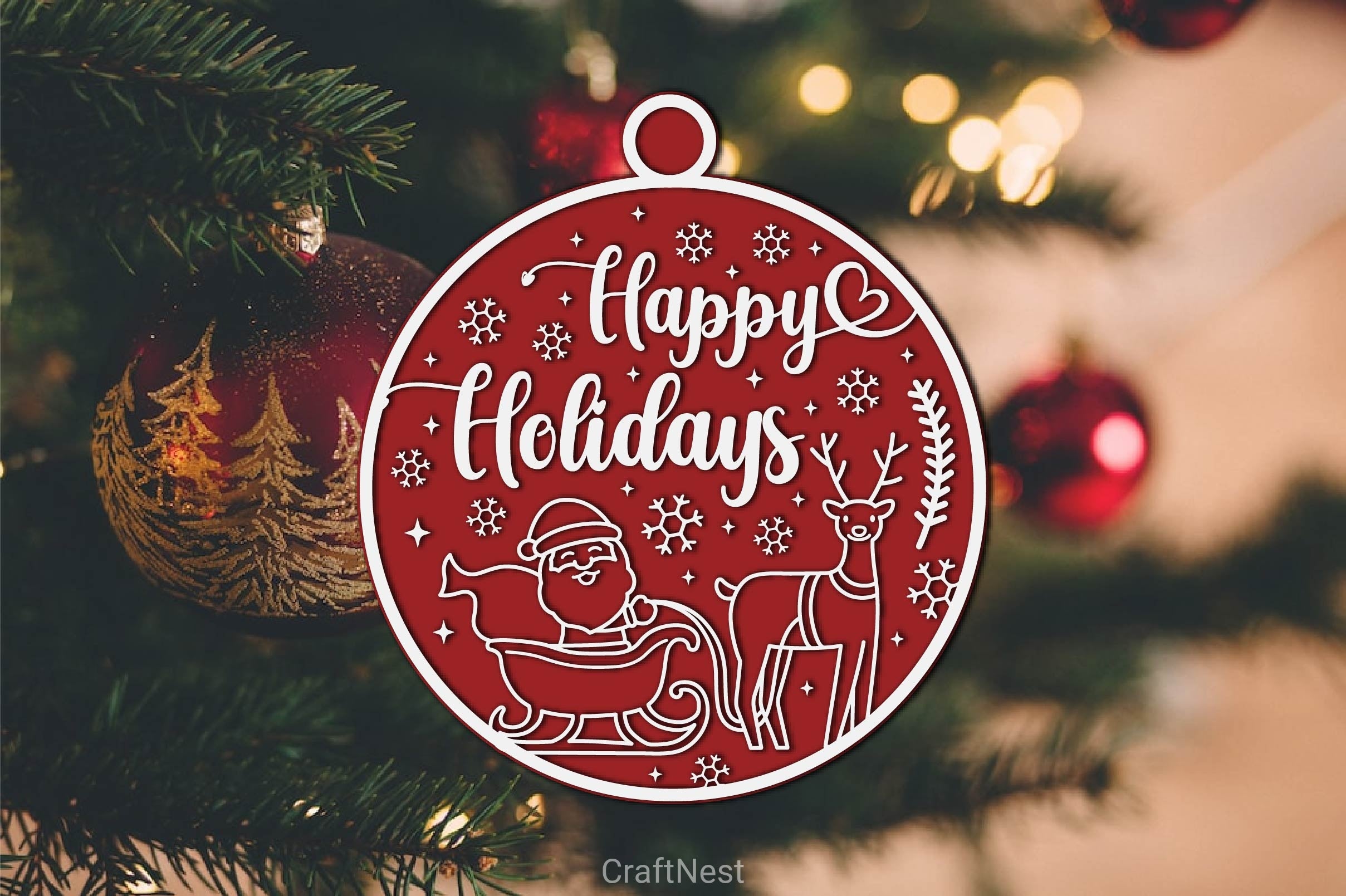 Christmas Layercut SVG Bundle - CraftNest - Digital Crafting and Art