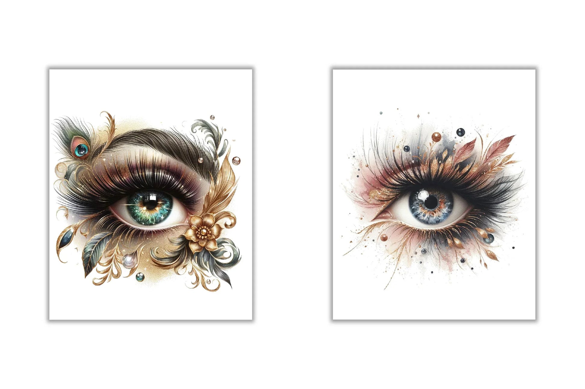 Glitter Glamorous Eye Clipart Bundle 1 - CraftNest - Digital Crafting and Art