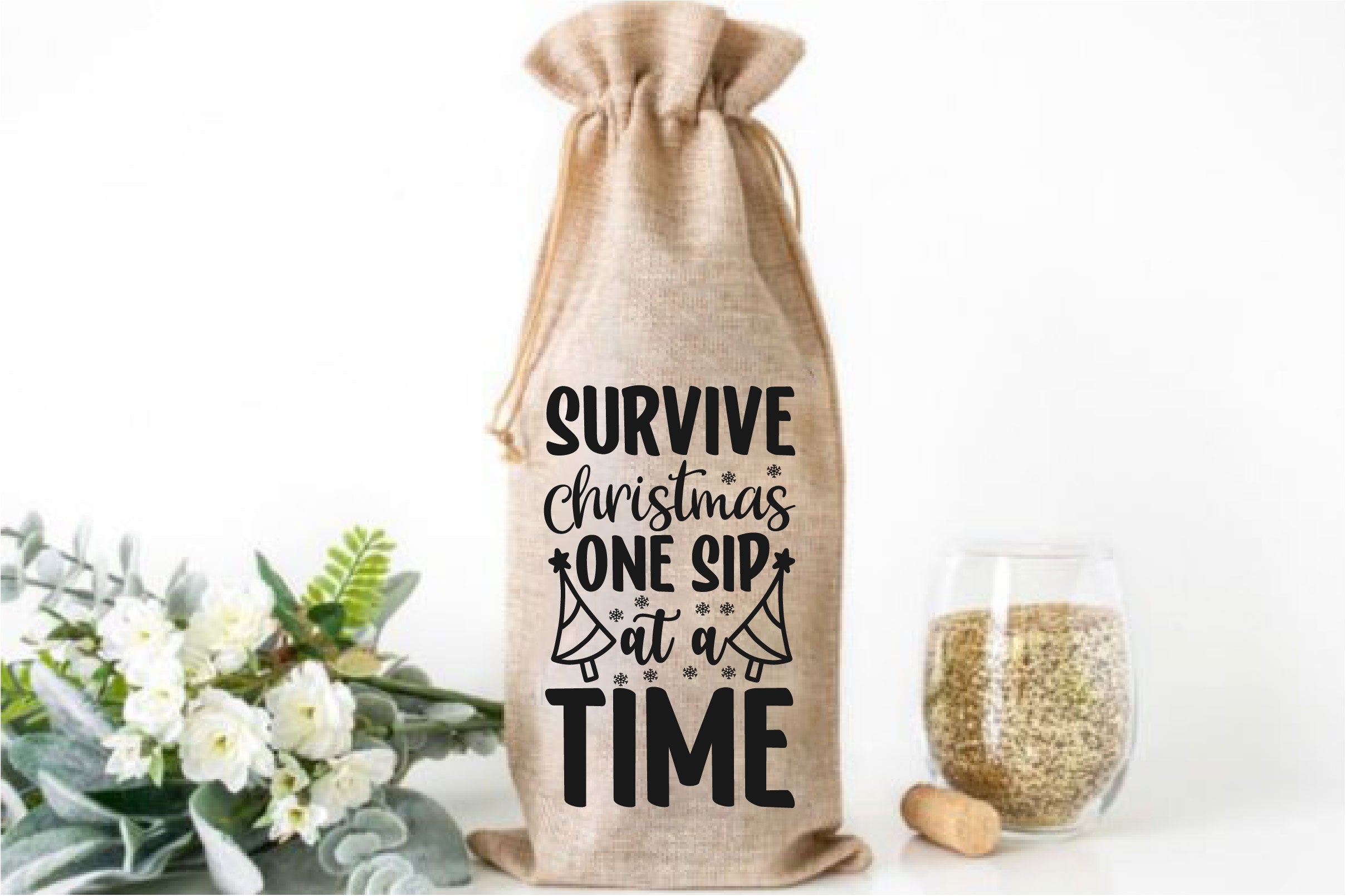 Christmas Wine Bag Bundle - CraftNest - Digital Crafting and Art