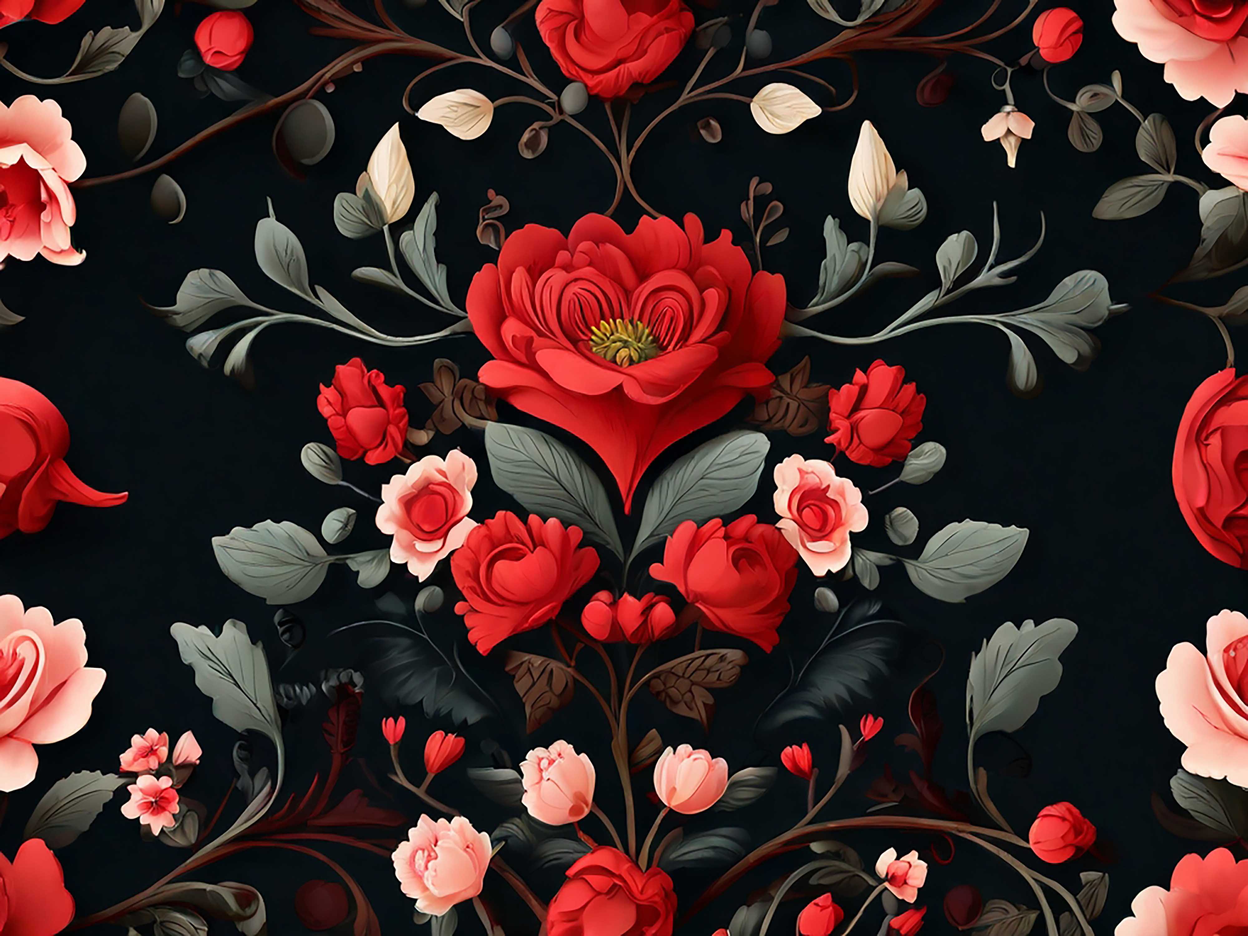 Vintage Valentines Seamless Digital Paper - CraftNest - Digital Crafting and Art