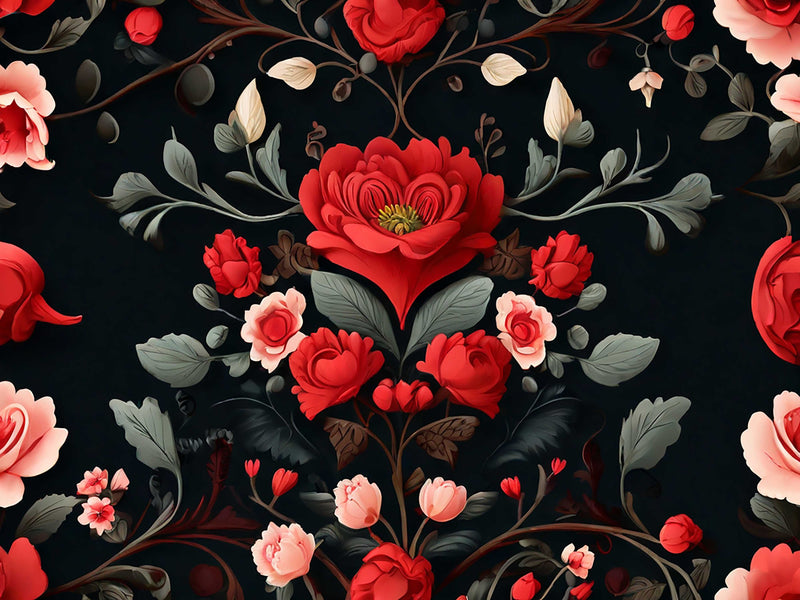 Vintage Valentines Seamless Digital Paper - CraftNest - Digital Crafting and Art