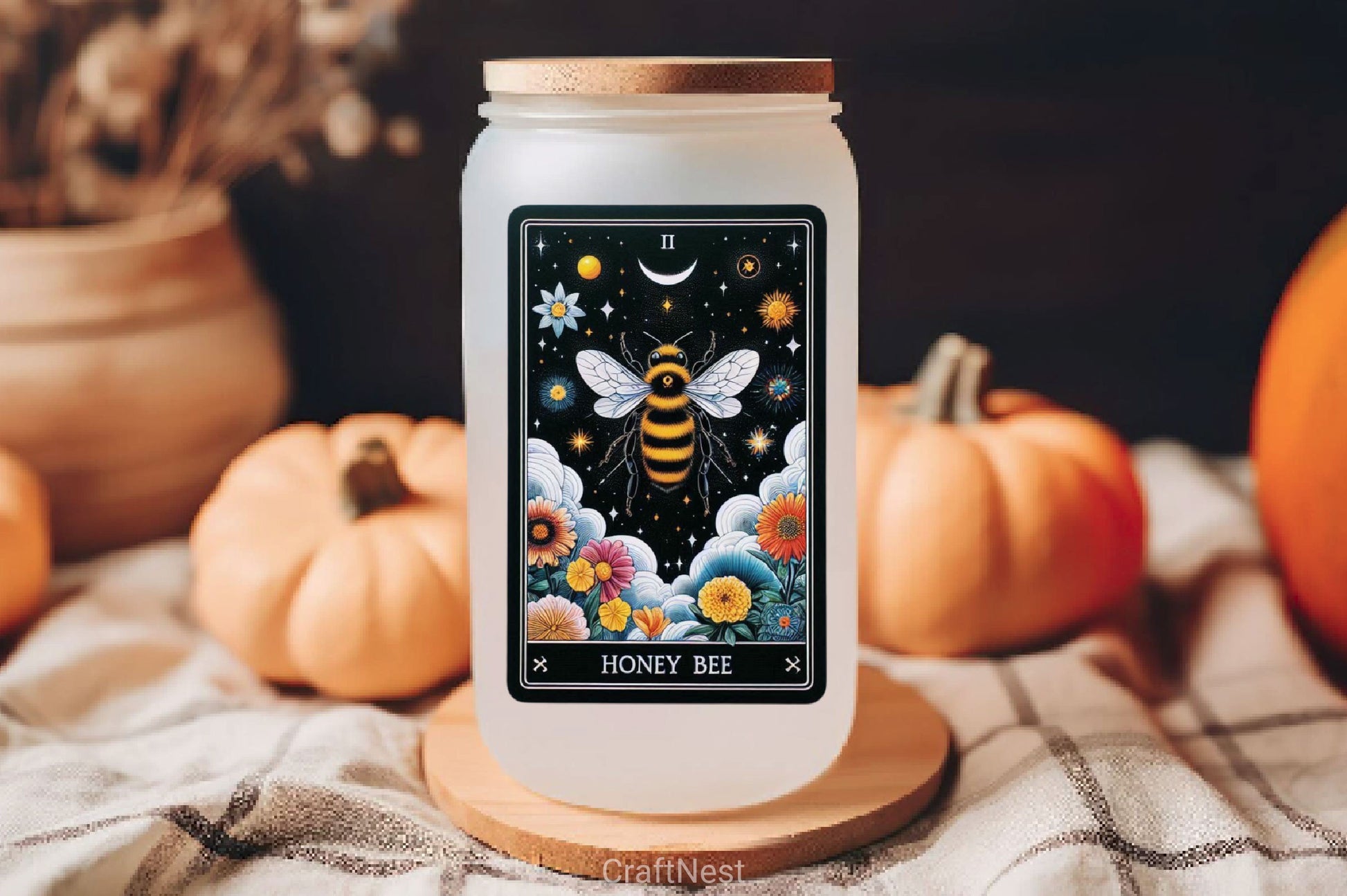 Honey Bee Tarot Card Clipart Bundle 13 - CraftNest - Digital Crafting and Art