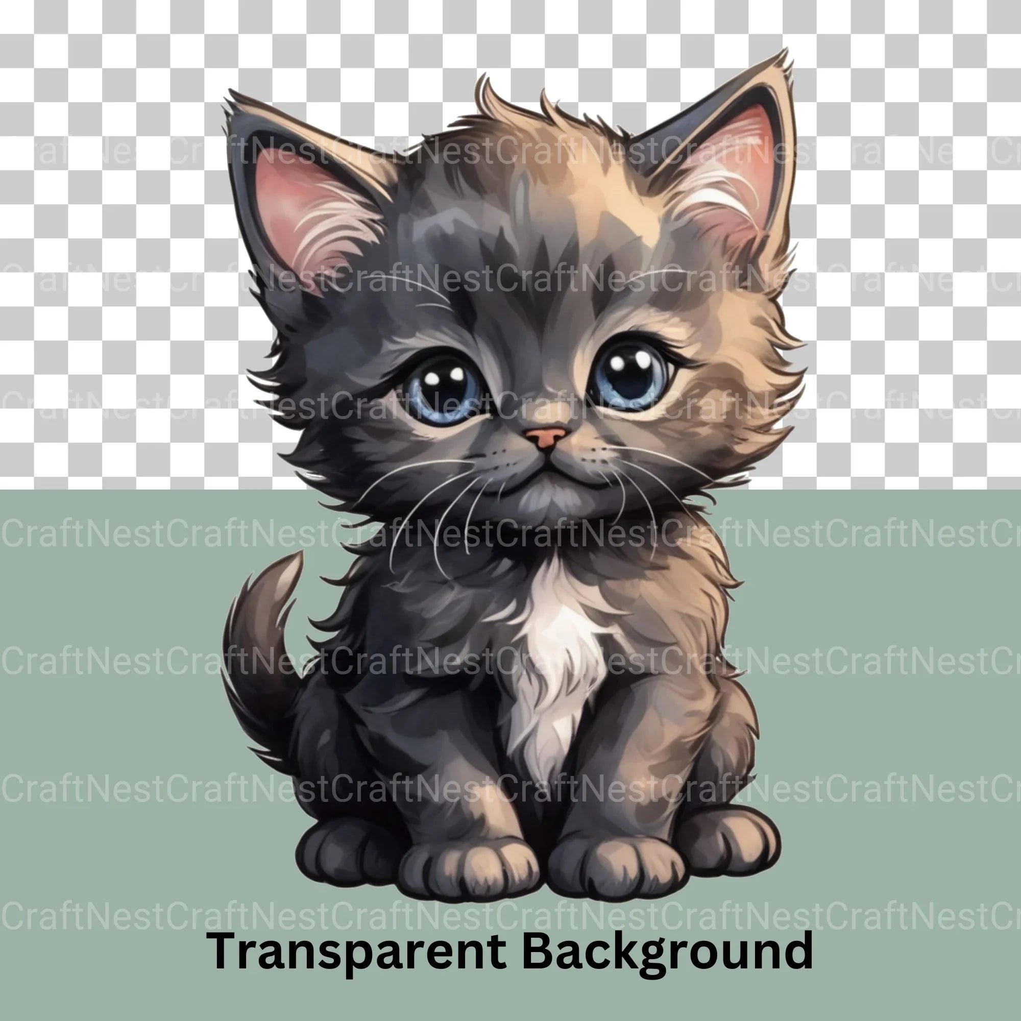 Kittens Clipart Bundle 5 - CraftNest - Digital Crafting and Art