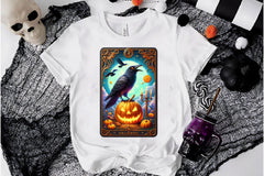 Raven Bird Tarot Card Clipart Bundle 21 - CraftNest - Digital Crafting and Art