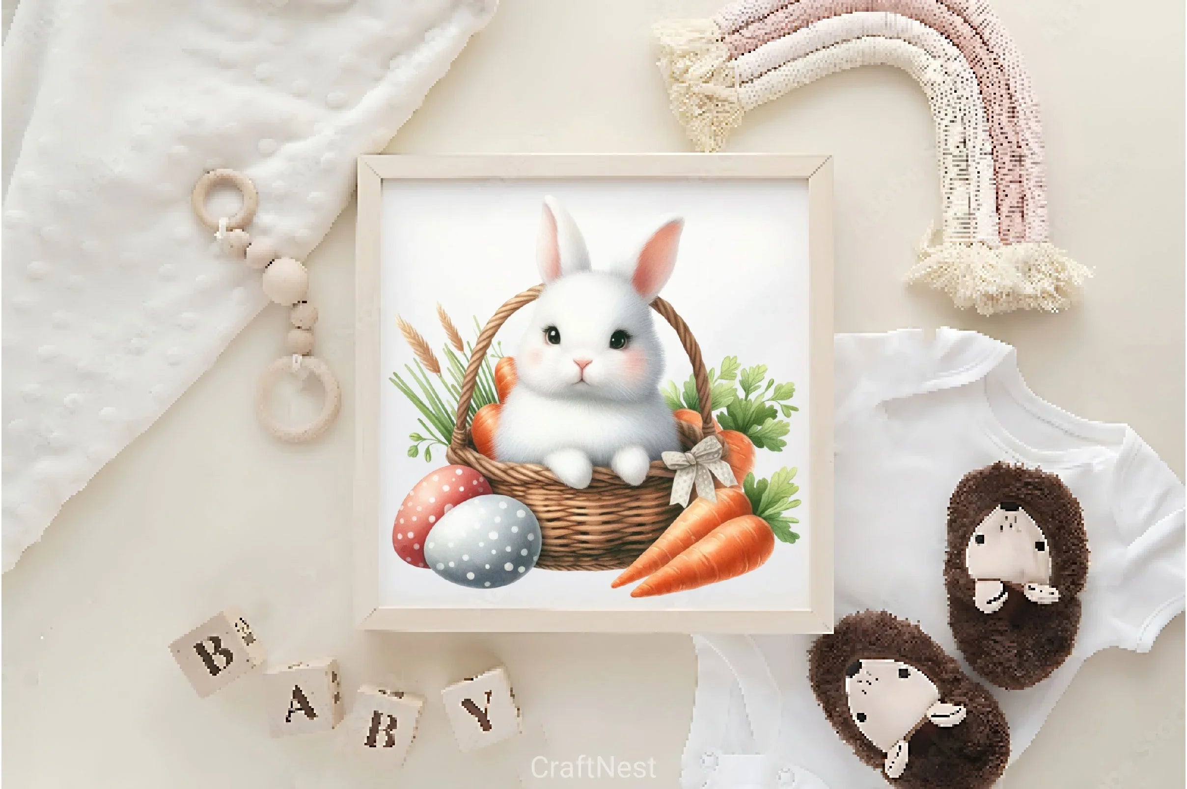 Easter Bunny Clipart Bundle 22 - CraftNest - Digital Crafting and Art
