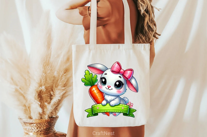 Easter Bunny Clipart Bundle 46 - CraftNest - Digital Crafting and Art