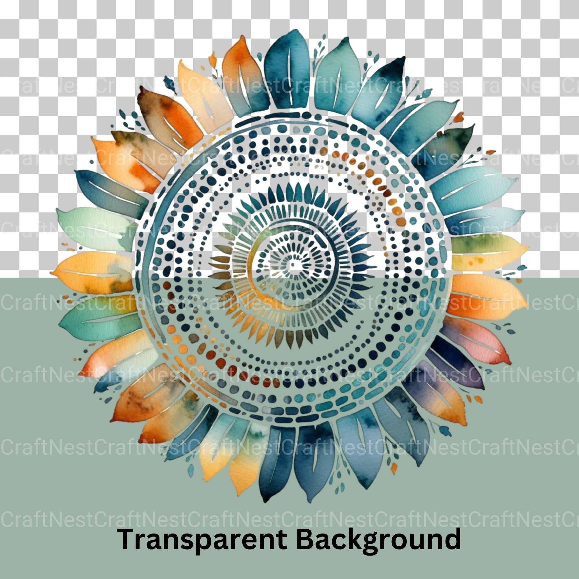 Abstract Boho Clipart Bundle - CraftNest - Digital Crafting and Art